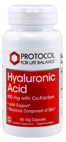 Hyaluronic Acid 100mg - 60 Capsules Default Category Protocol for Life Balance 