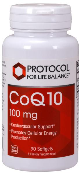 CoQ10 100mg - 90 Softgels Default Category Protocol for Life Balance 