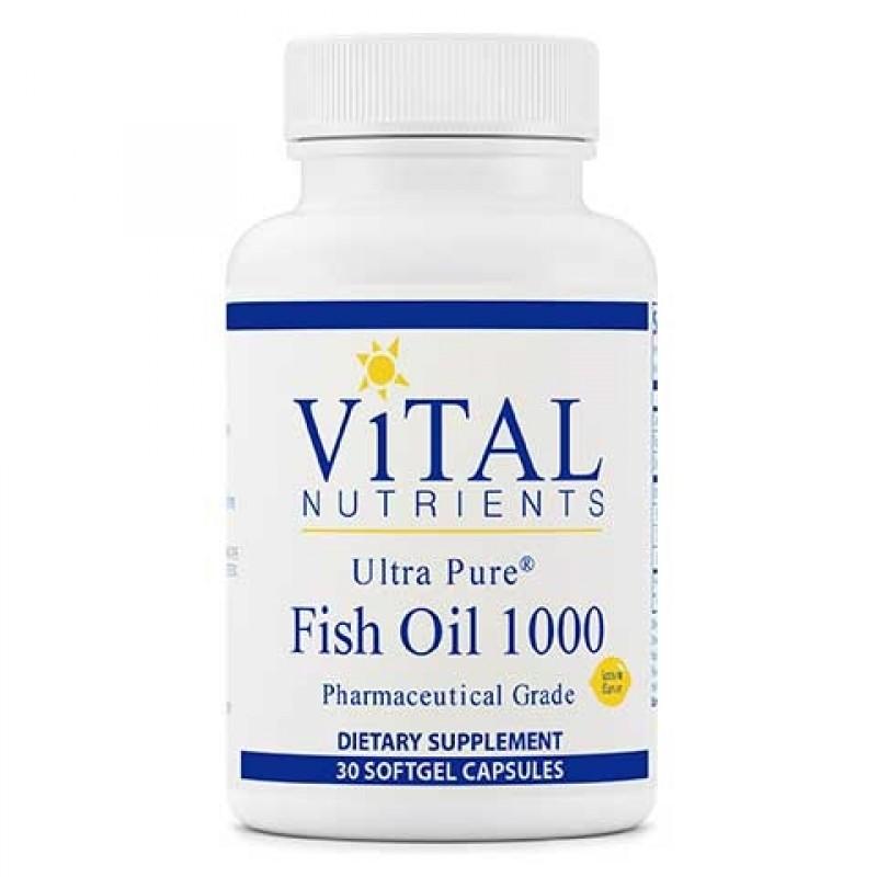 Ultra Pure® Fish Oil 1000 - 30 Softgels Default Category Vital Nutrients 