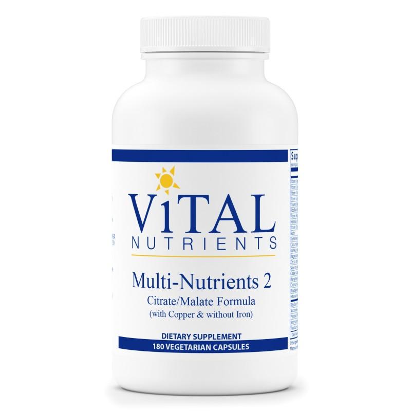 Multi-Nutrients 2 - 180 Capsules Default Category Vital Nutrients 