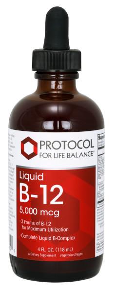 Liquid B-12 5,000 mcg - 4 fl oz Default Category Protocol for Life Balance 