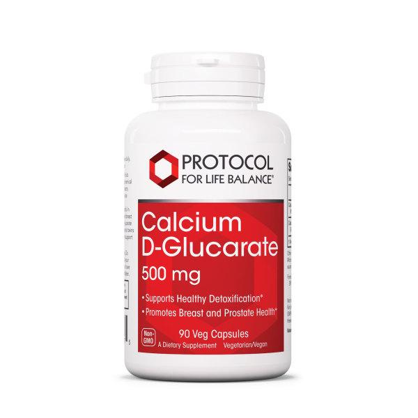 Calcium D-Glucarate 500mg - 90 Capsules Default Category Protocol for Life Balance 